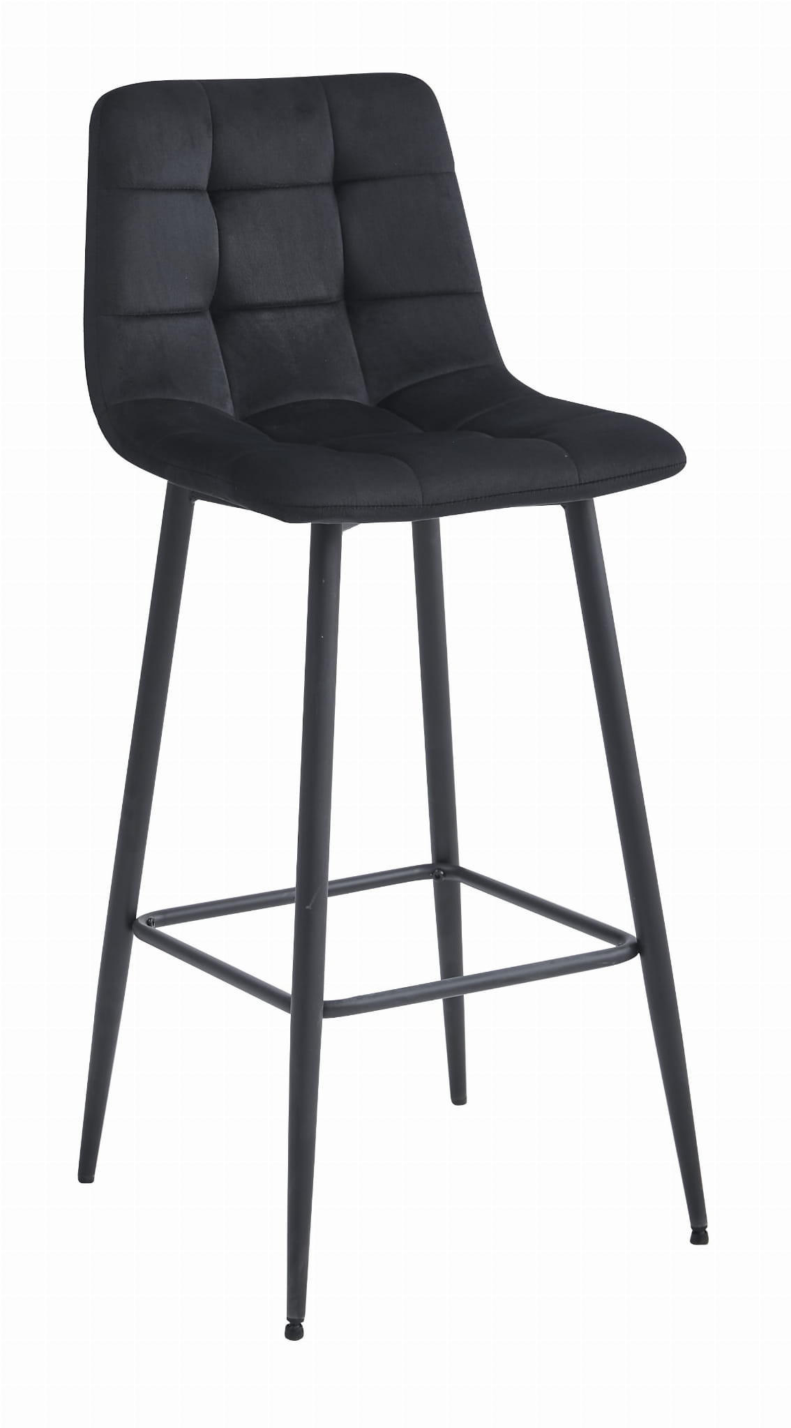 Valora Barhocker Schwarz 43.5x104x32.5 cm