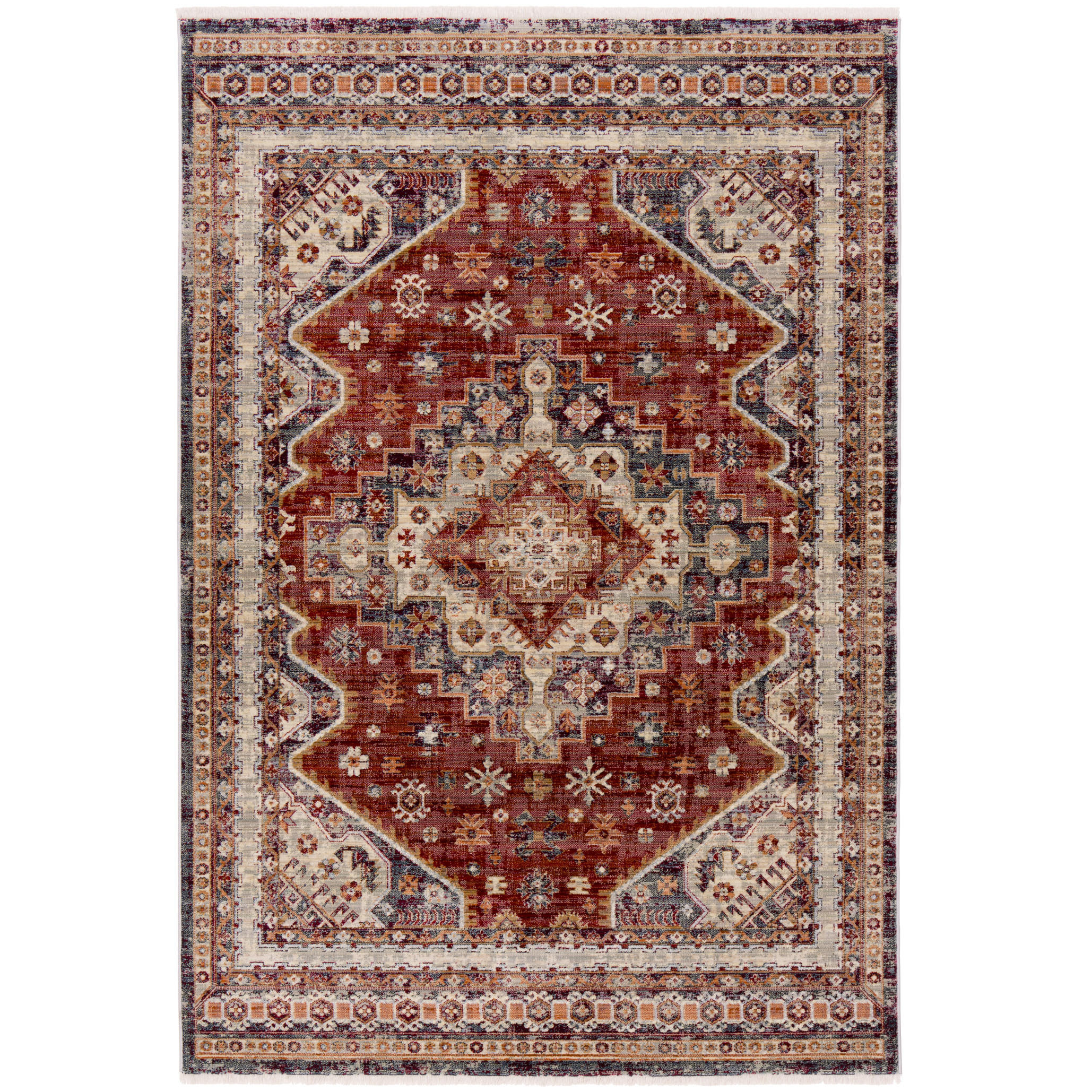 ORIENT VINTAGE TEPPICH NAVIRA - Rot, Textil (120/175cm) - Pergamon