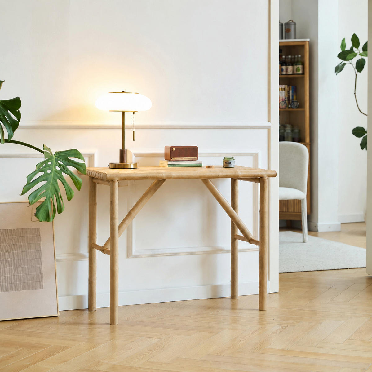 KONSOLENTISCH Rechteckig Braun 80 x 42 x 79 cm - Braun, Holz (90/90/75.5cm) - Nordlys