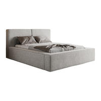 POLSTERBETT LESTI 140x200 cm, Hellgrau - Hellgrau, Textil (200/140cm) - Fedve