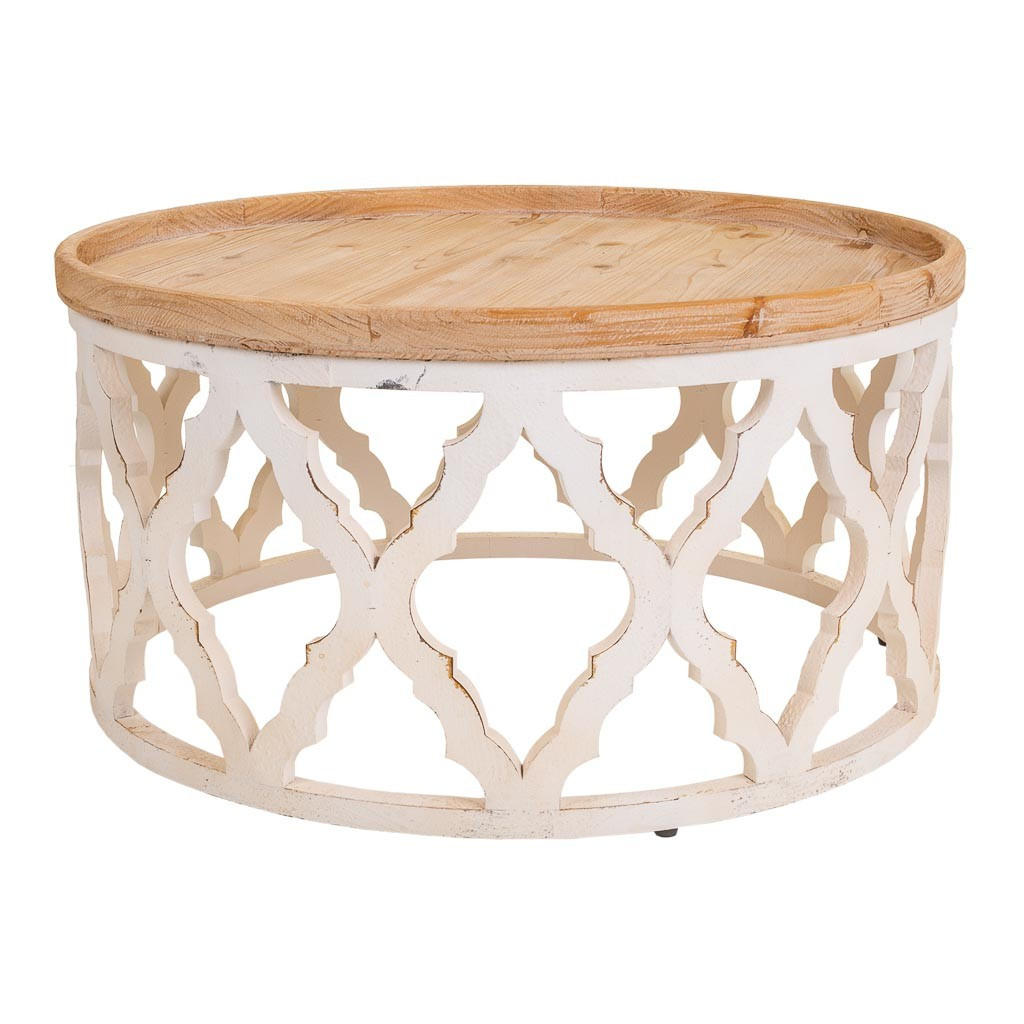 COUCHTISCH aus Holz 82x82x41 cm - Multicolor, Holzwerkstoff (82/82/41cm) - Wanderlust