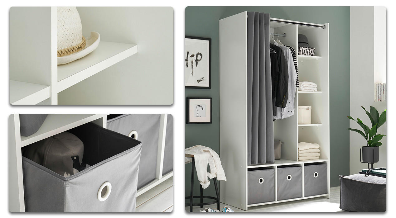 Kleines Schlafzimmer einrichten - Praktische Schranksysteme