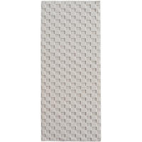 TEPPICH Flachgewebe LANGAU in Creme, mit Schachbrettmuster, 80 x 250 cm - Creme, Textil (80/250cm) - KADIMA DESIGN