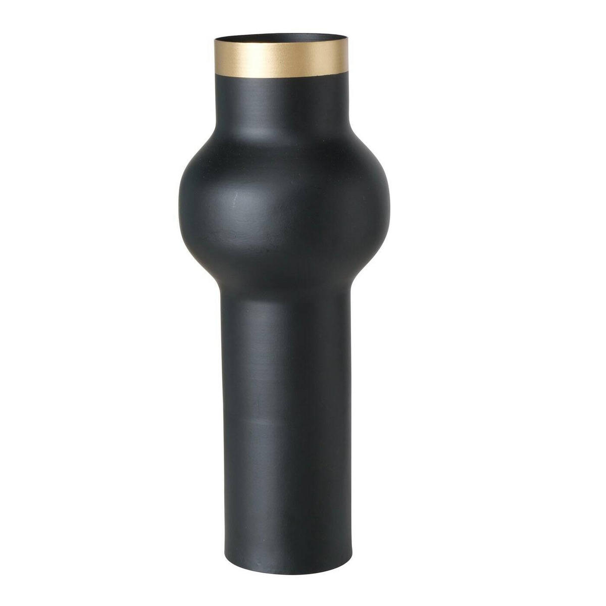 VASE Varnjo 30 cm - Schwarz, Metall (30cm) - Boltze Home