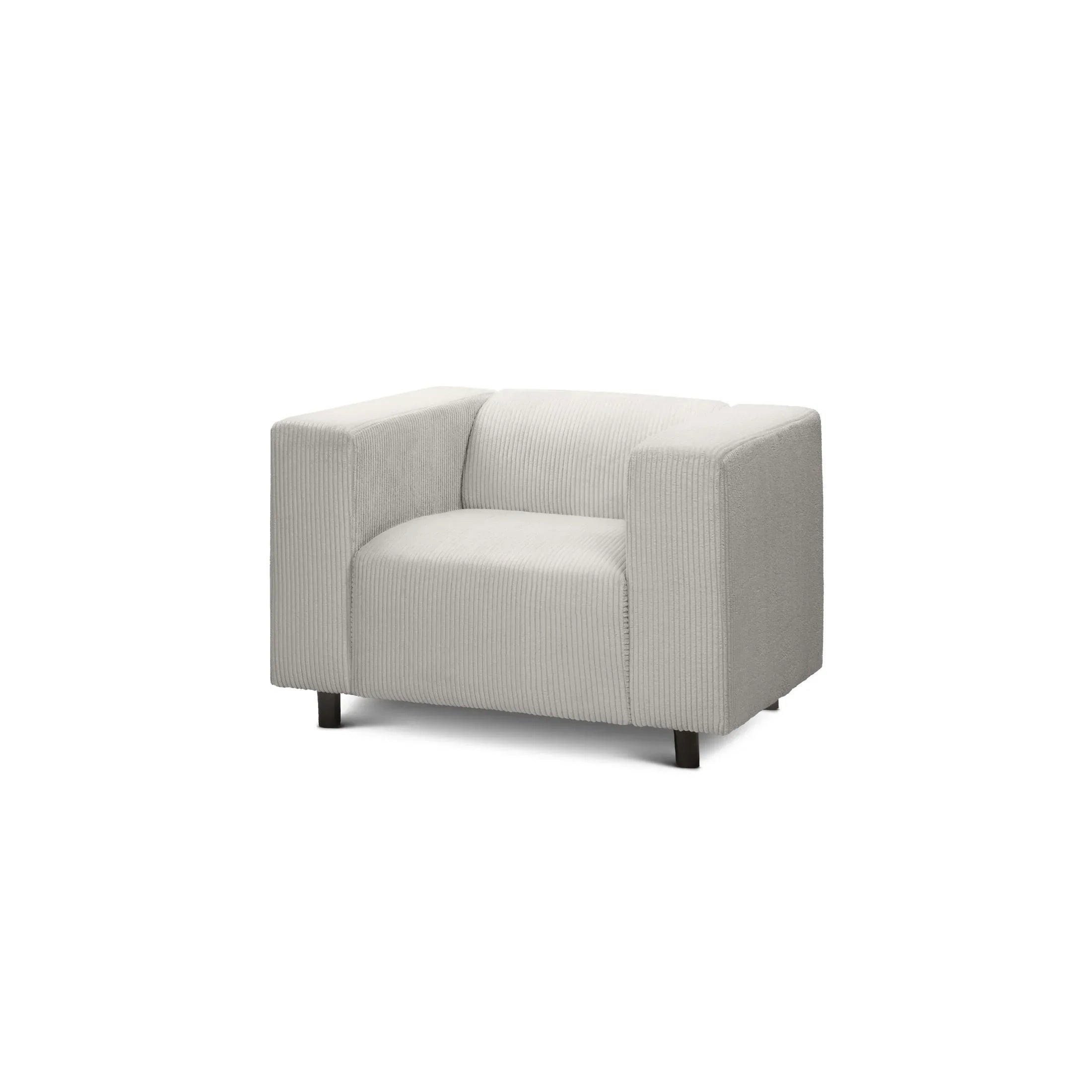 SESSEL July Creme 95 × 80 × 57 cm - Creme, Textil (95/57/80cm) - Pillovely