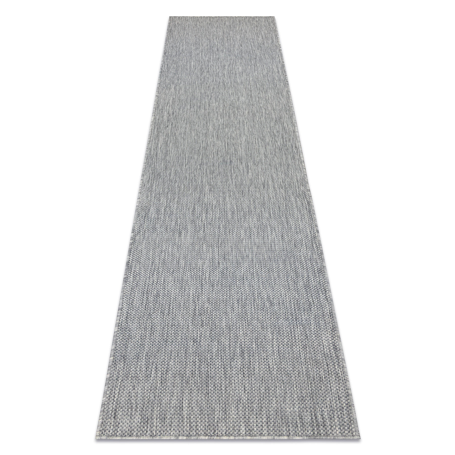 rugsX KOBEREC, běhoun SISAL SION A5165A Melanž ploché tkaní šedá 80/250 cm