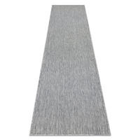 PREPROGA, tekač sisala SION A5165A Melange plosko tkanje siva 80/300 cm - siva, tekstil (80/300cm) - rugsX