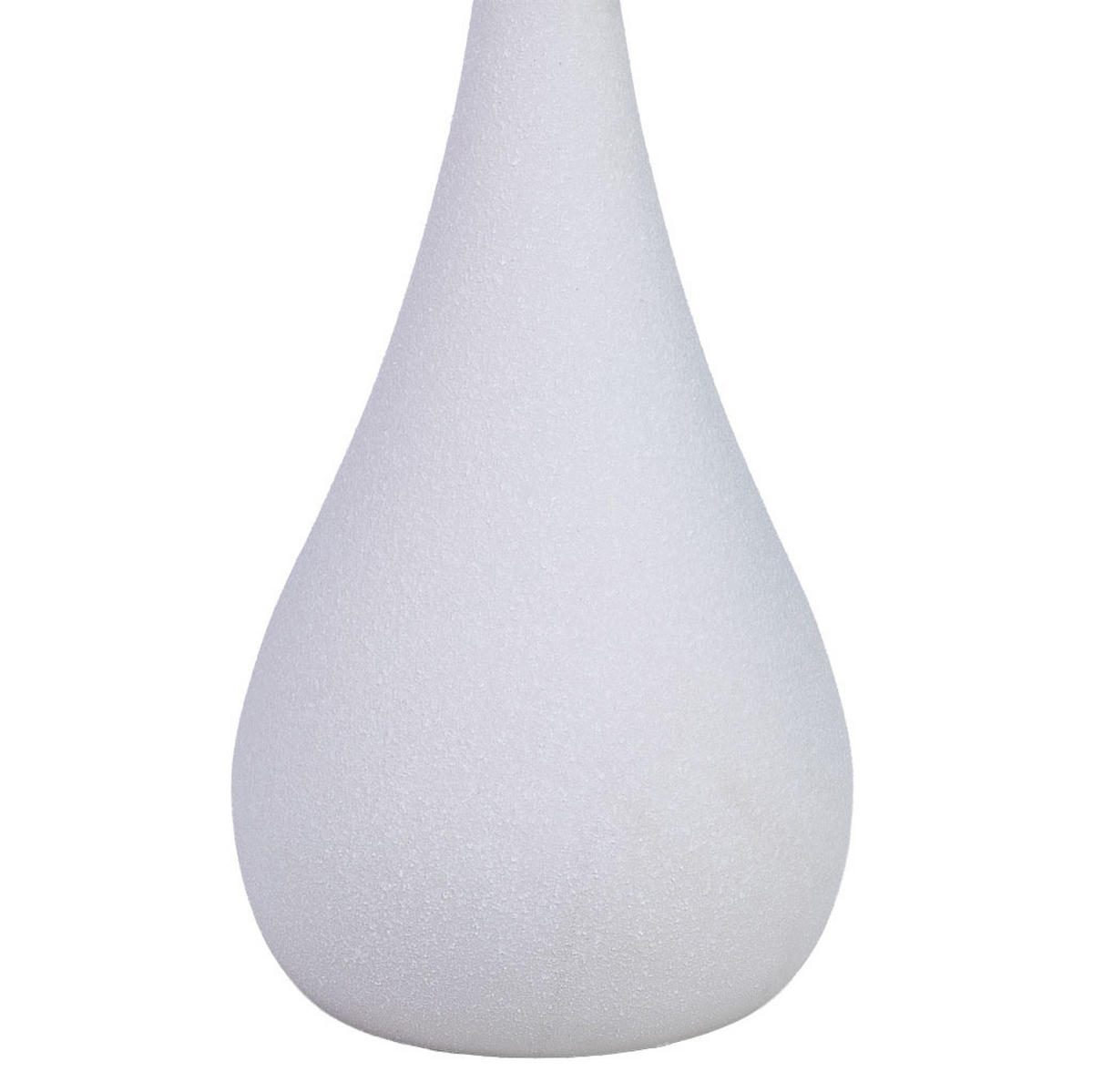 TISCH aus Metall und Glas, weiß, 40x43cm - Weiß, Metall (40/40/51cm) - Wanderlust