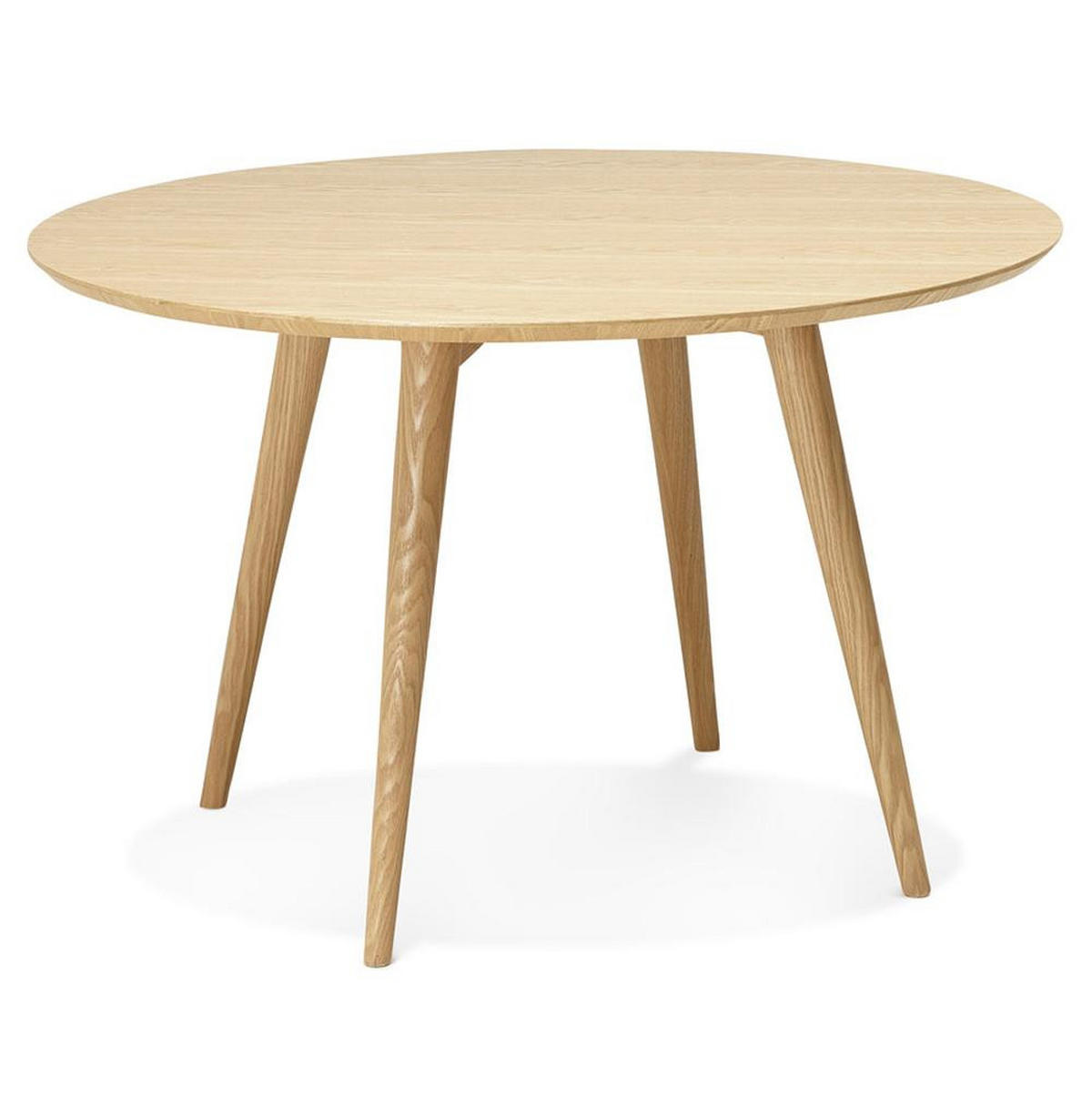 ESSTISCH Rund Holz Skandi-Stil Langlebig Ø120 LIRAXO, Beige 120x120x75 cm - Beige, Holz/Holzwerkstoff (120/120/75cm) - KADIMA DESIGN