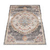 OUTDOOR Teppich Orientalisch Vintage Balkon, Terrasse schmutzabweisend Grau Läufer 60x100 - Grau, Textil (60/100cm) - KADIMA DESIGN