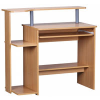 SCHREIBTISCH Computertisch ELBTRAUM Tastaturauszug, Braun 94x48x90 cm - Braun, Holz (48/94/90cm) - KADIMA DESIGN