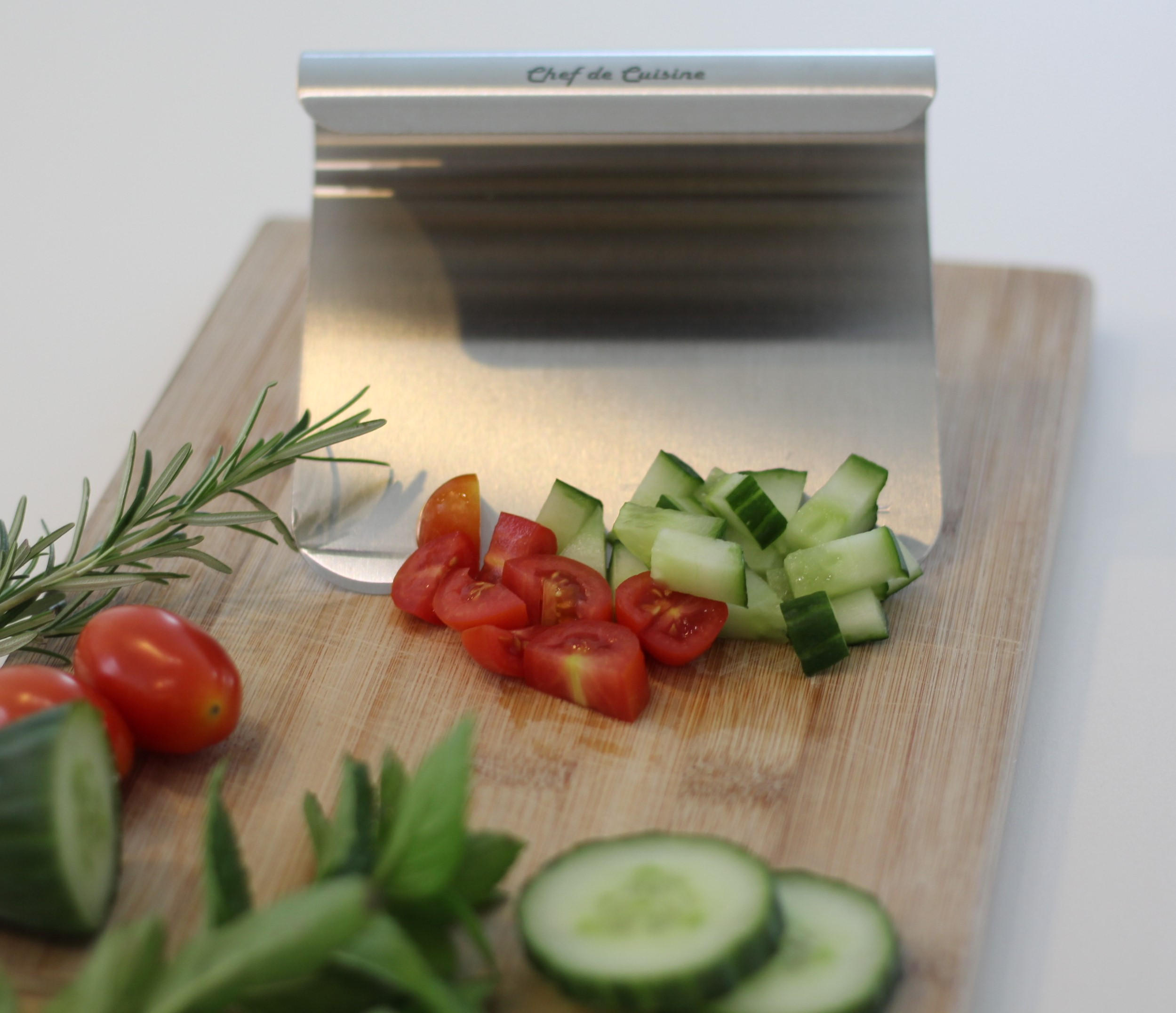 GEMÜSESPACHTEL, Gemüseschaufel, Teigspachtel rostfreies Edelstahl in GASTRO Qualität 14 x 12 cm - Grau, Paraffin (14/5.5/12cm) - HH Haushalt