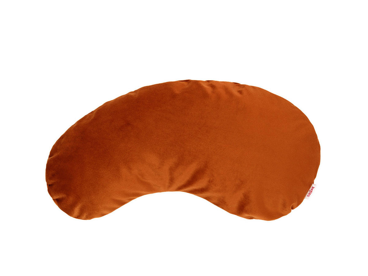 KISSEN-BOHNE Samt&Sonders rost-orange 45/25 cm - Dunkelorange, Textil (25/45cm) - beties Heimtextil