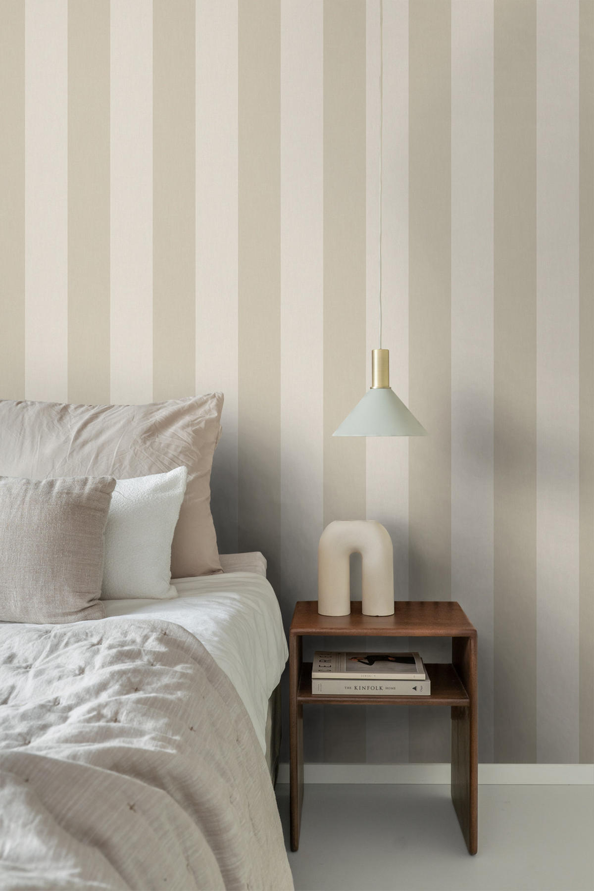 TAPETE Streifen 53 cm x 10.05 m - Beige, Papier (53/1000cm) - Origin Wallcoverings