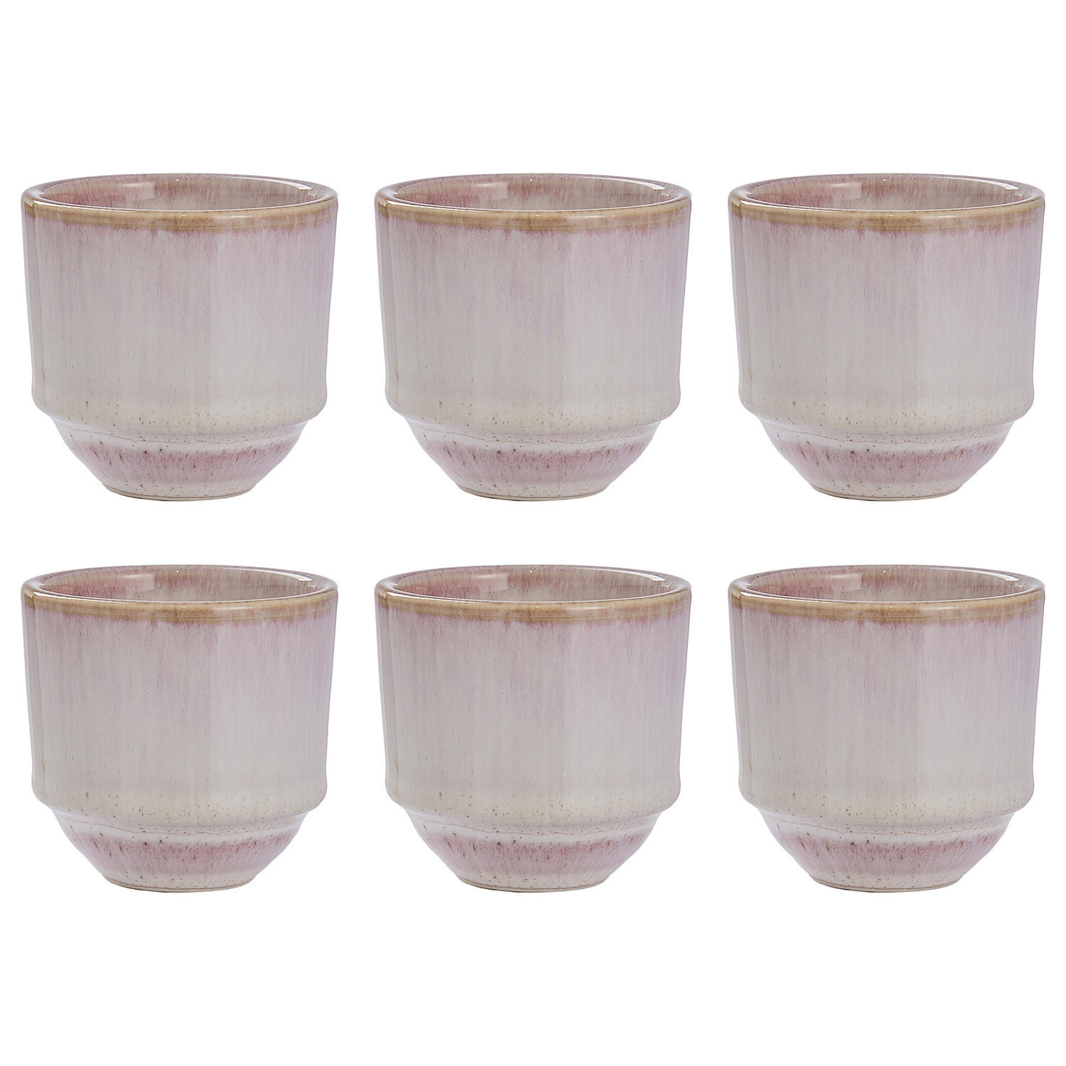 ESSPRESSOBECHER (6er-Set) Tavira 70ml - Hellrosa, Keramik (0.07L) - Butlers