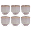 ESSPRESSOBECHER (6er-Set) Tavira 70ml - Hellrosa, Keramik (0.07L) - Butlers