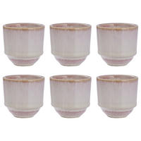 ESSPRESSOBECHER (6er-Set) Tavira 70ml - Hellrosa, Keramik (0.07L) - Butlers