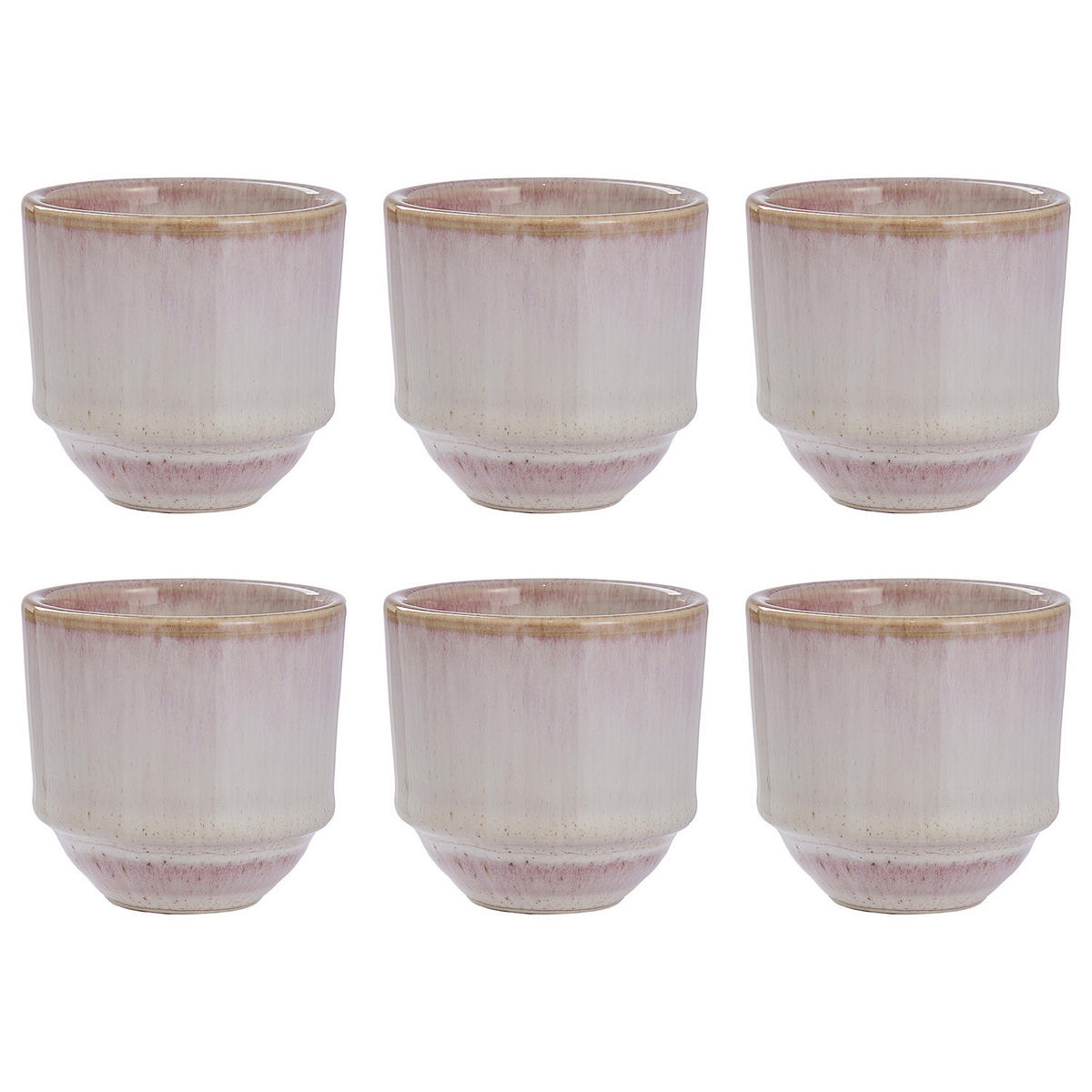 ESSPRESSOBECHER (6er-Set) Tavira 70ml - Hellrosa, Keramik (0.07L) - Butlers