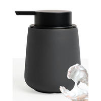 SCHAUMSEIFENSPENDER Keramik Anthrazit 350 ml - Schwarz, Keramik (9.2/12.5/9.2cm)