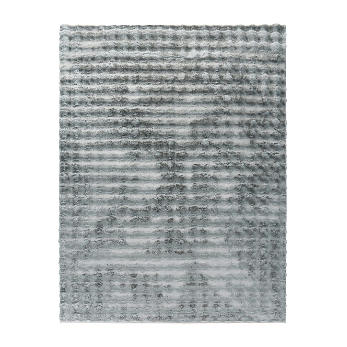 HOCHFLORTEPPICH Rauten Grau 200 x 280 cm - Grau, Kunststoff (200/280cm) - TT Home