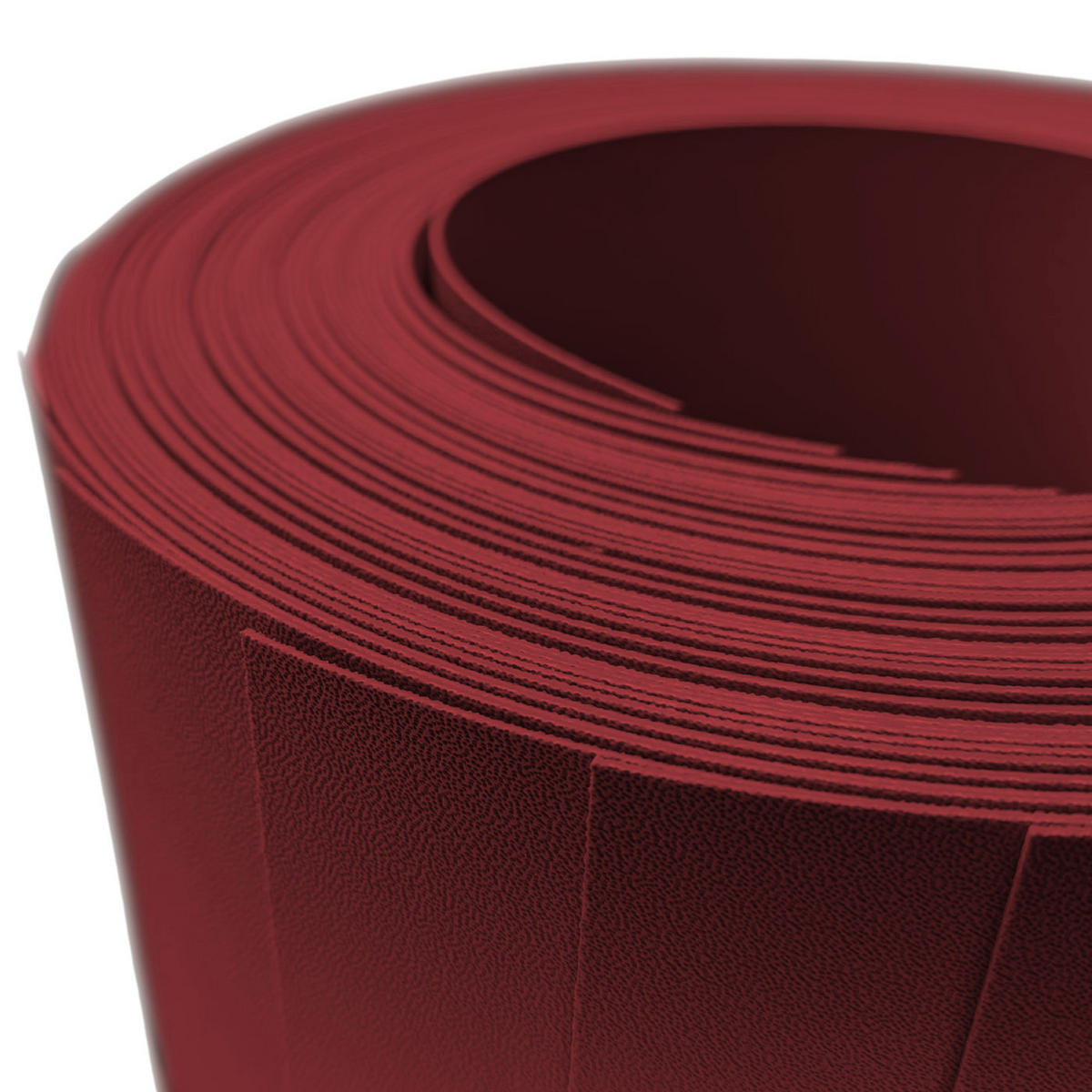 SICHTSCHUTZSTREIFEN PP Sichtschutzstreifen Doppelstabzaun Bordeauxrot,10x 2,55m - Bordeaux, Kunststoff (2550/19cm) - ZAUN|ZU