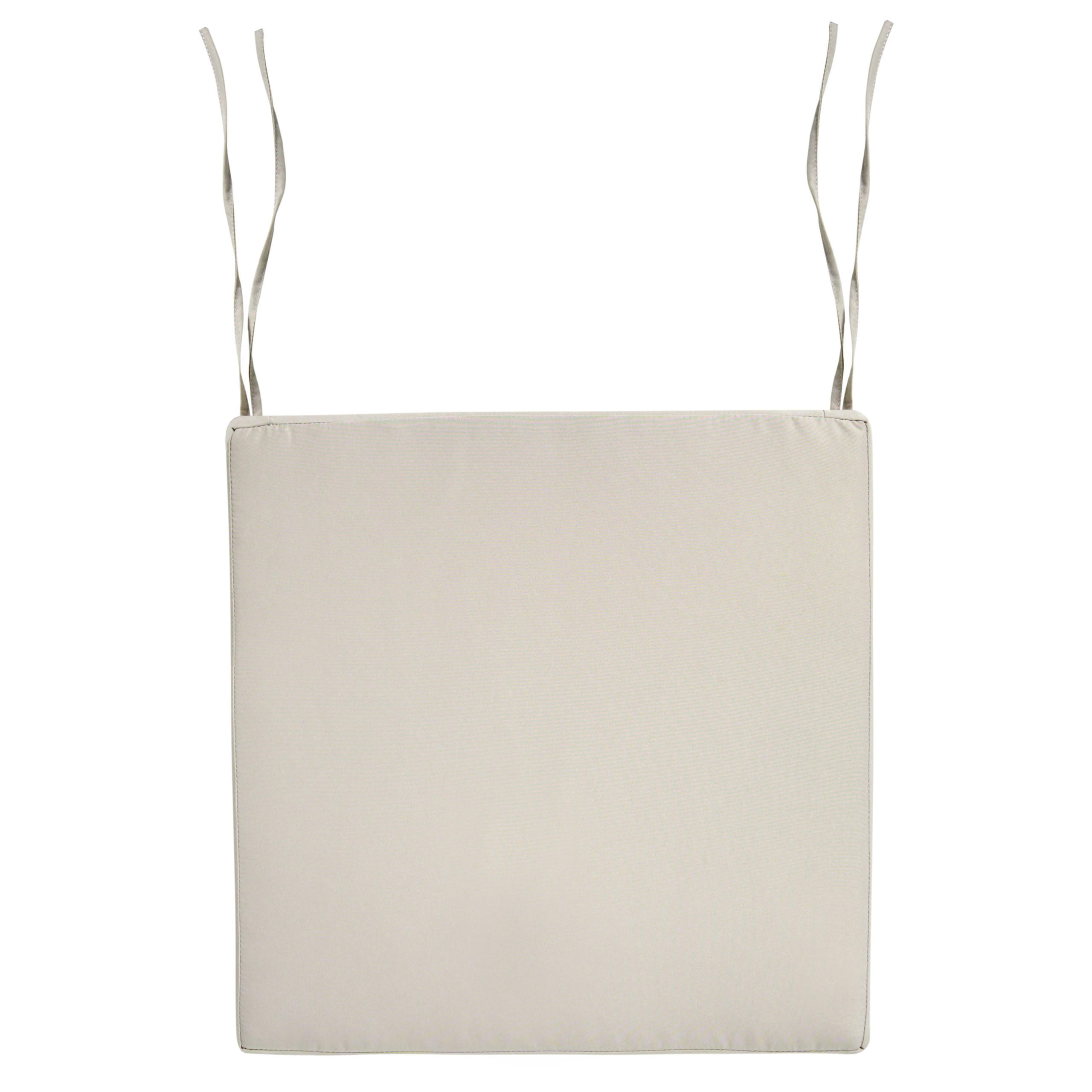 GARTENSTUHLKISSEN Taupe 46/46 cm Sassari Premium - Taupe, Textil (46/5/46cm) - Beliani