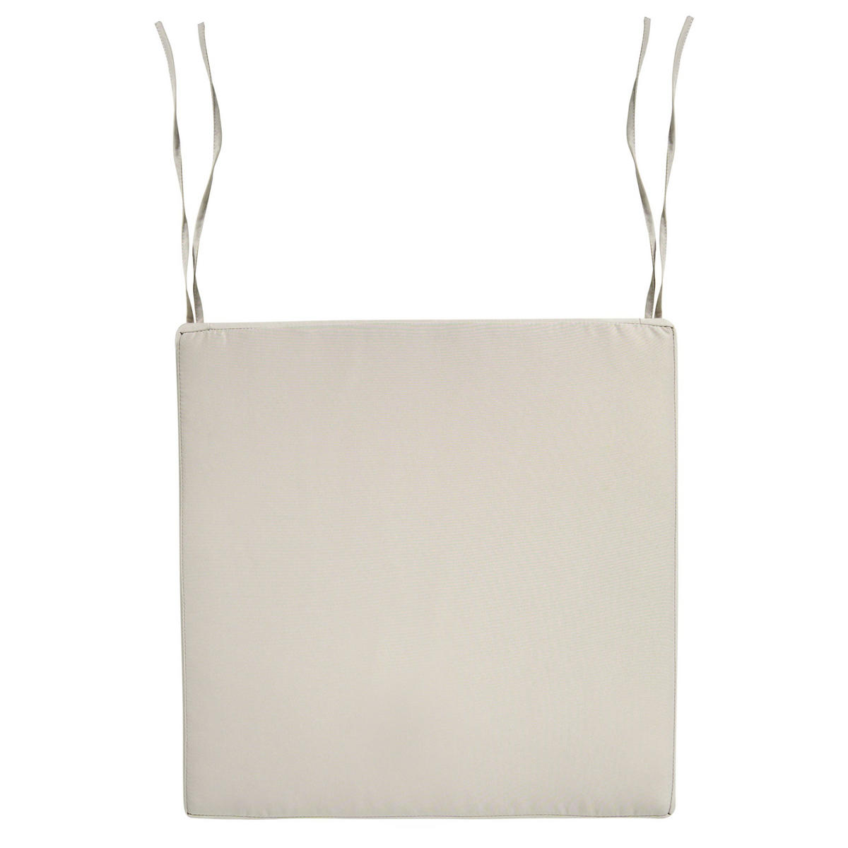 GARTENSTUHLKISSEN Taupe 46/46 cm Sassari Premium - Taupe, Textil (46/5/46cm) - Beliani