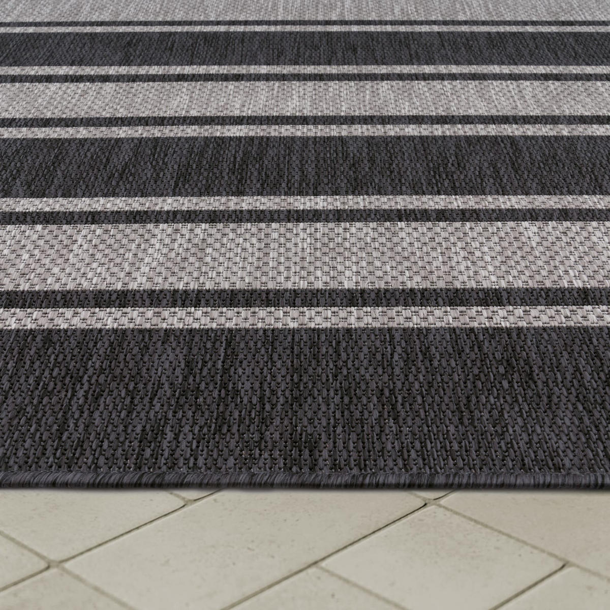 ROMA 273 GRAU 80D - Grau, Kunststoff (80/80cm) - Paco Home