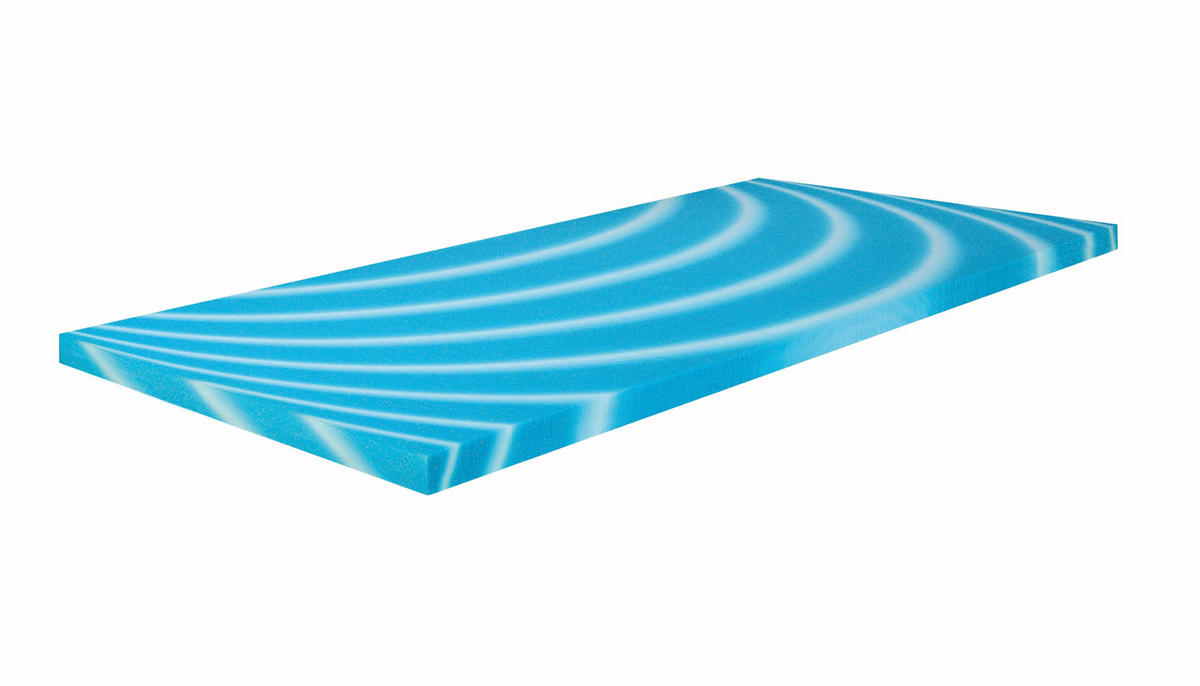 GELSCHAUM-TOPPER "Top Klima Gel", 160 x 200 cm, Höhe: ca. 6 cm - Weiß, Textil (160/200cm) - Hn8 Schlafsysteme