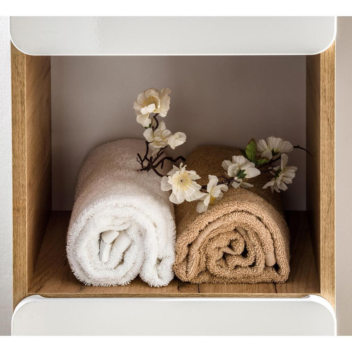 HOCHSCHRANK Luton-56 - Weiß, Holzwerkstoff (35/170/32cm) - Lomado