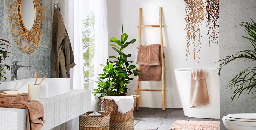 Natur im modernen Badezimmer