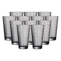 LONGDRINKGLÄSER Favo Grau 400 ml 12er Set - Grau, Glas (0.4L) - Ritzenhoff Breker