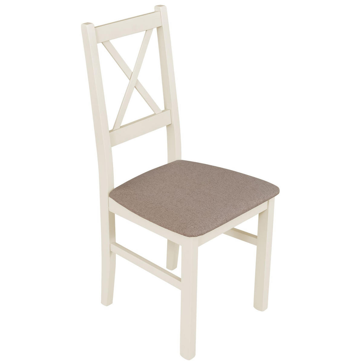 HOLZSTUHL Trunos Beige/Greige - Taupe/Beige, Holz/Textil (43/94/40cm) - Selsey