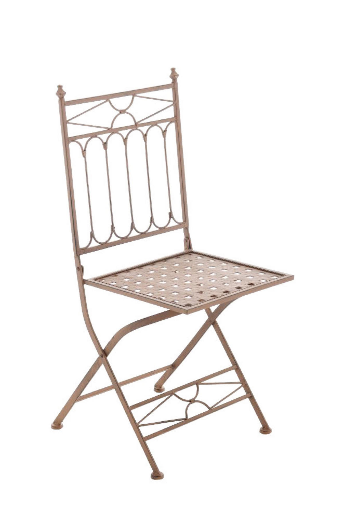 GARTENSTUHL Asiri antik braun - Braun, Metall (40/39/95cm) - TPFGarden