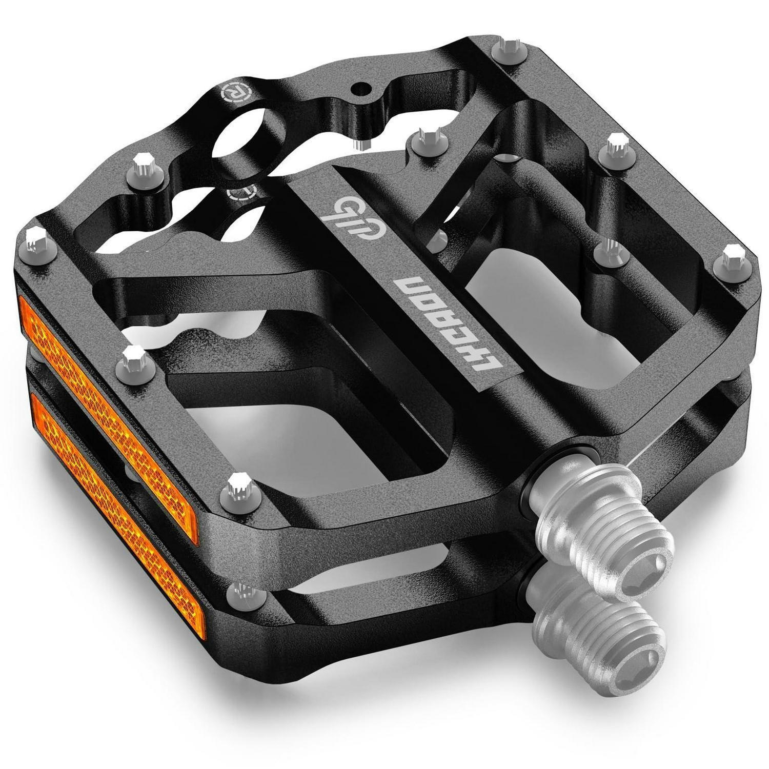 FAHRRADPEDALE Aluminium Schwarz 9/16'' 3 Lager - Schwarz, Metall (9.7/1.8/10.4cm)