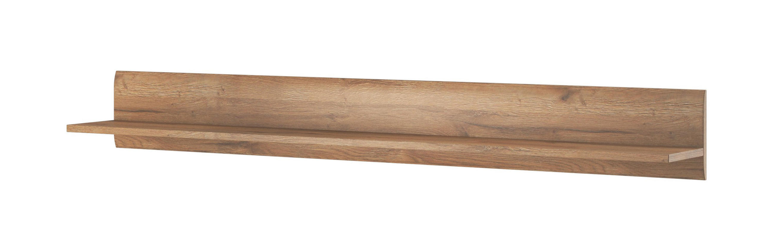 WANDBOARD Tulsa Eiche Grandson 180 cm / 22 cm / 22 cm - Braun, Holz/Holzwerkstoff (180/22/22cm) - Feldmann-Wohnen
