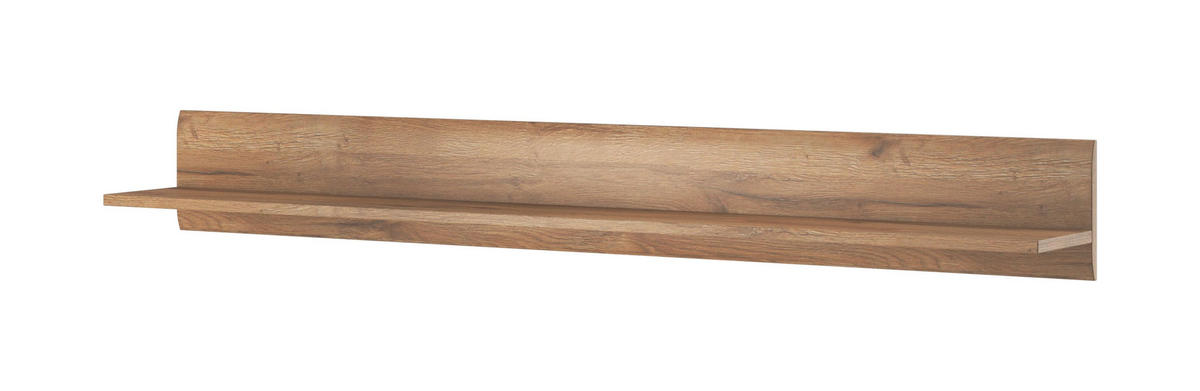 WANDBOARD Tulsa Eiche Grandson 180 cm / 22 cm / 22 cm - Braun, Holz/Holzwerkstoff (180/22/22cm) - Feldmann-Wohnen
