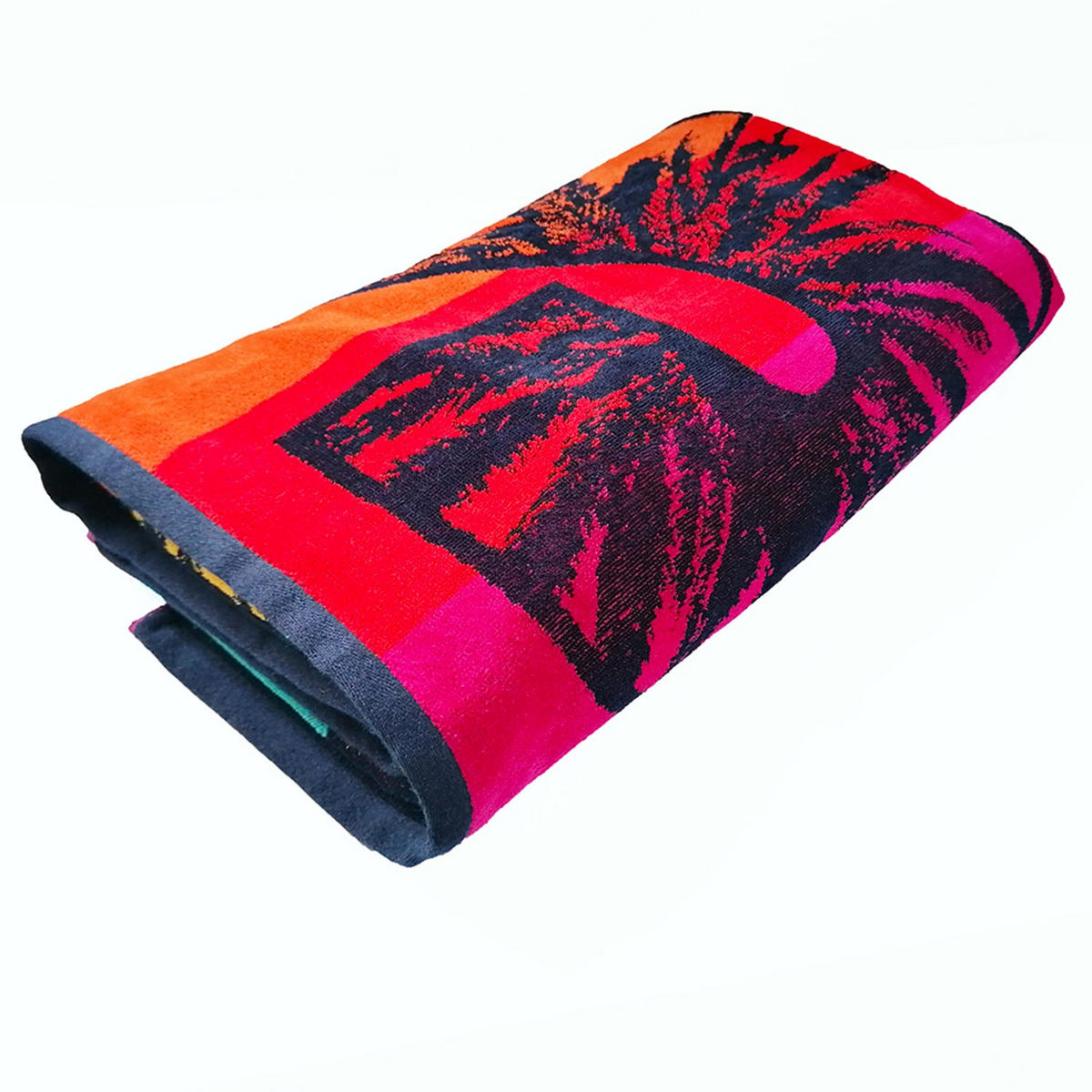 STRANDTUCH Frottee Velours Jacquard Kymata 100x175 470g/m² - Multicolor, Textil (100/175cm) - LE COMPTOIR DE LA PLAGE