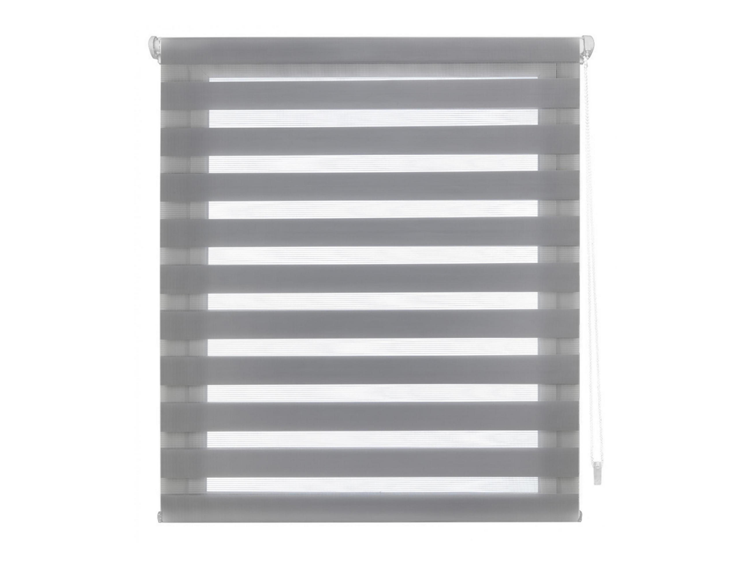 ROLLO Polyester Transluzent Grau 130x180 - Grau, Textil (130/180/1cm) - Purline