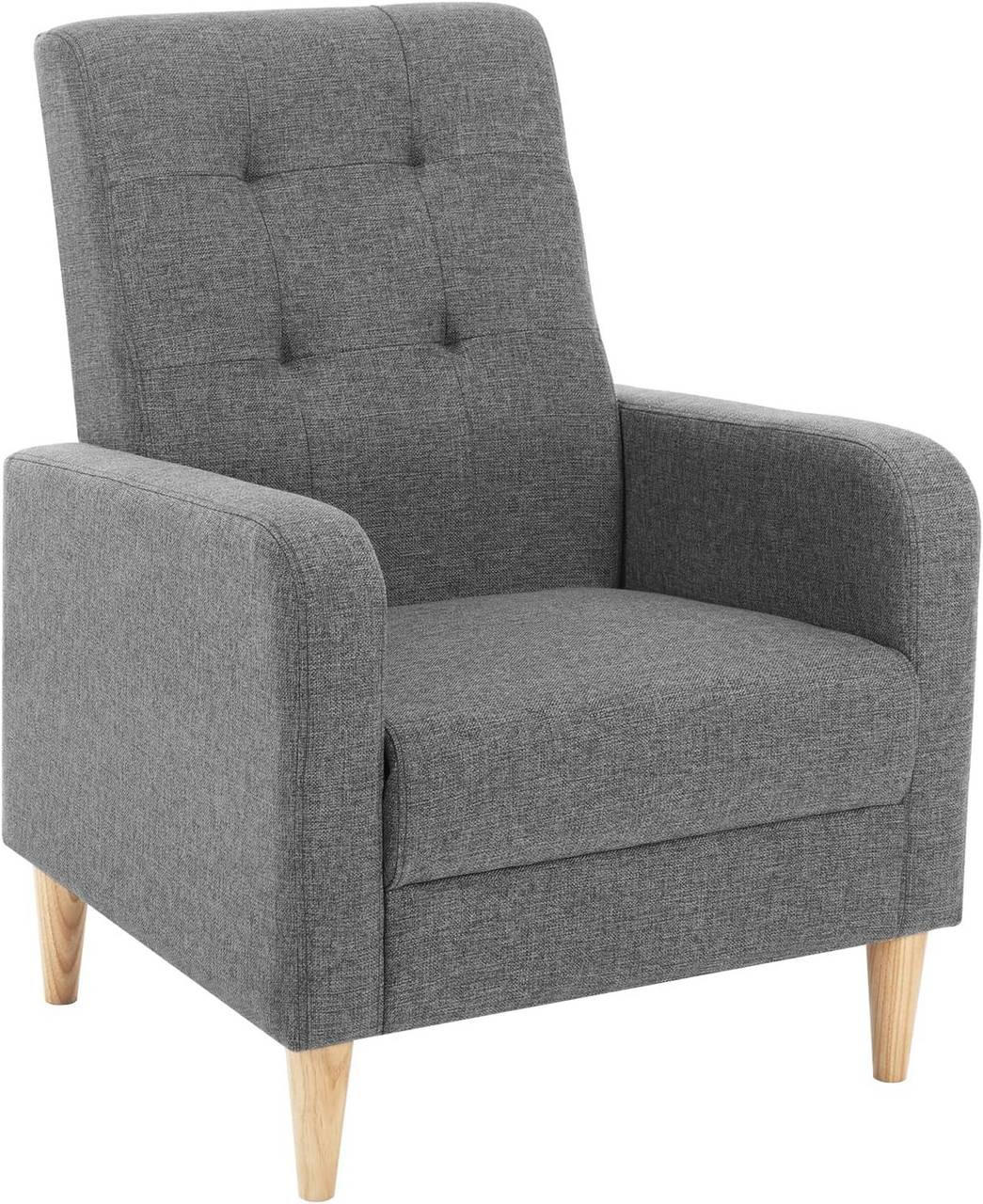 Woltu Relaxsessel Dunkelgrau 68x90.5x76 cm
