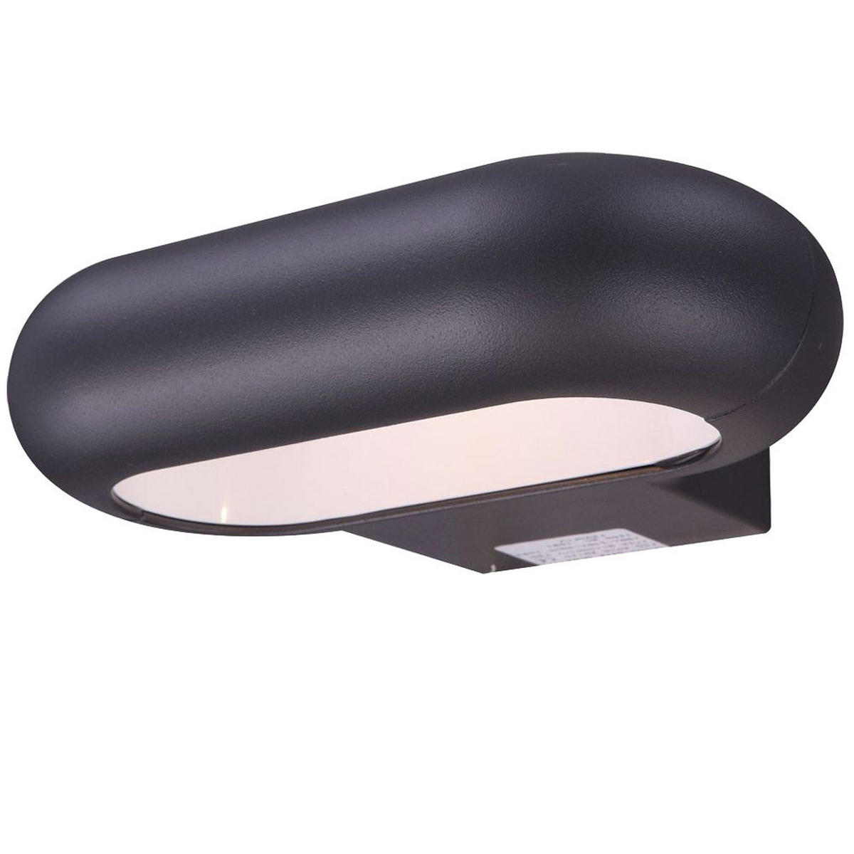 LED AUSSEN-WANDLEUCHTE RINAH Grau Aluminium - Grau, Glas (22/5.6/15.7cm) - Globo Lighting