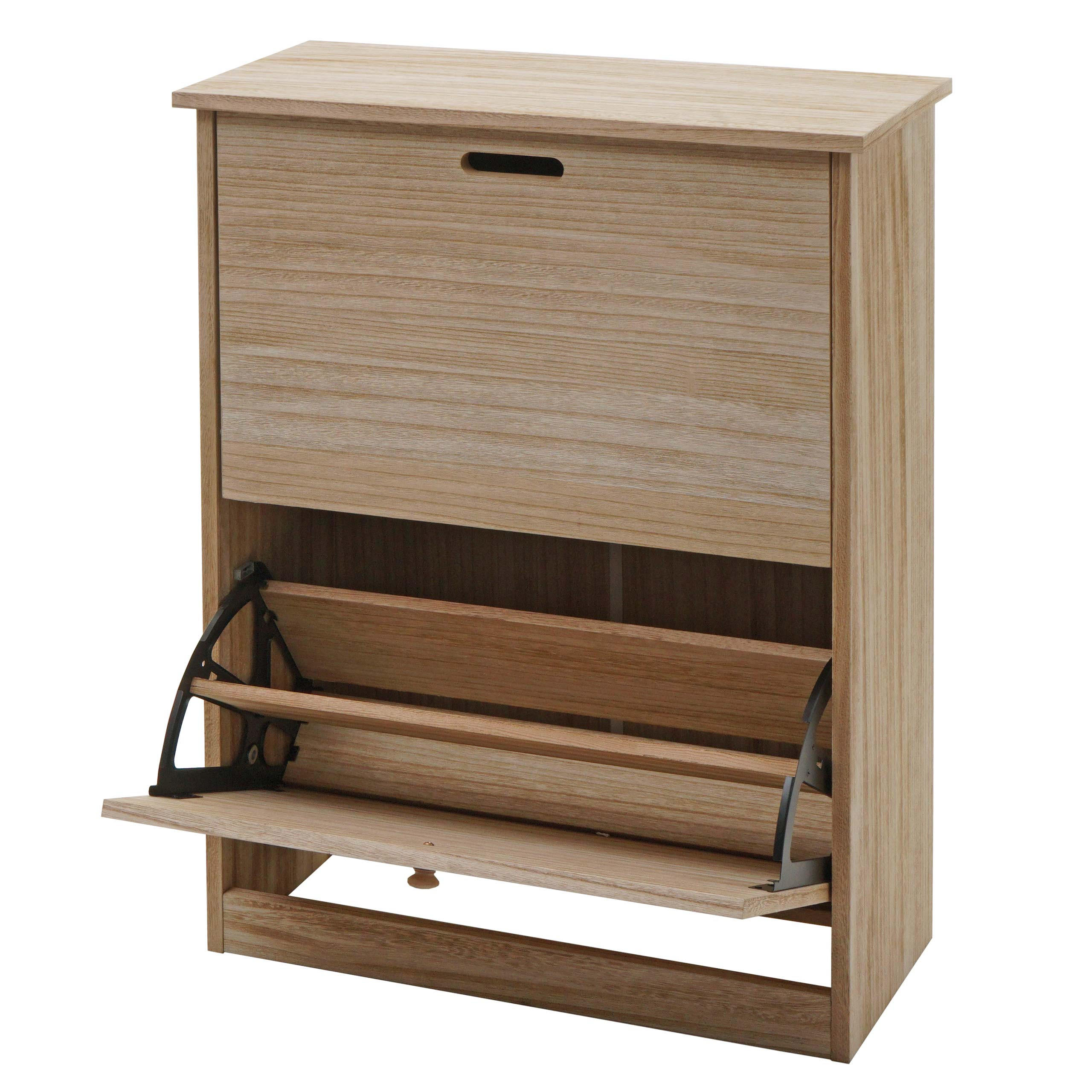 SCHUHKIPPER Braun - Braun, Holzwerkstoff (60/81/25cm) - MCW