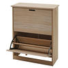 SCHUHKIPPER Braun - Braun, Holzwerkstoff (60/81/25cm) - MCW