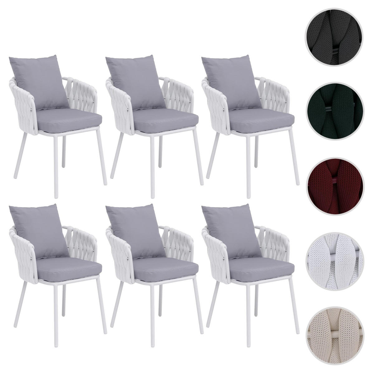 JÍDELNÍ ŽIDLE Světle šedá - světle šedá, textil (56/71/57cm) - MCW