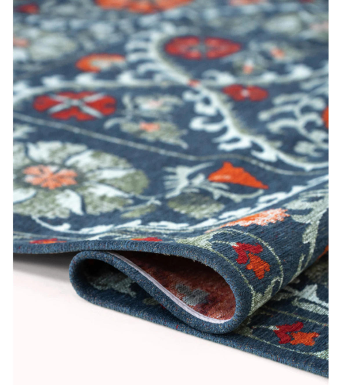 TEPPICH Flachgewebe Orient TABRY Blau 240 x 340 cm - Blau, Textil (240/340cm) - Novatrend