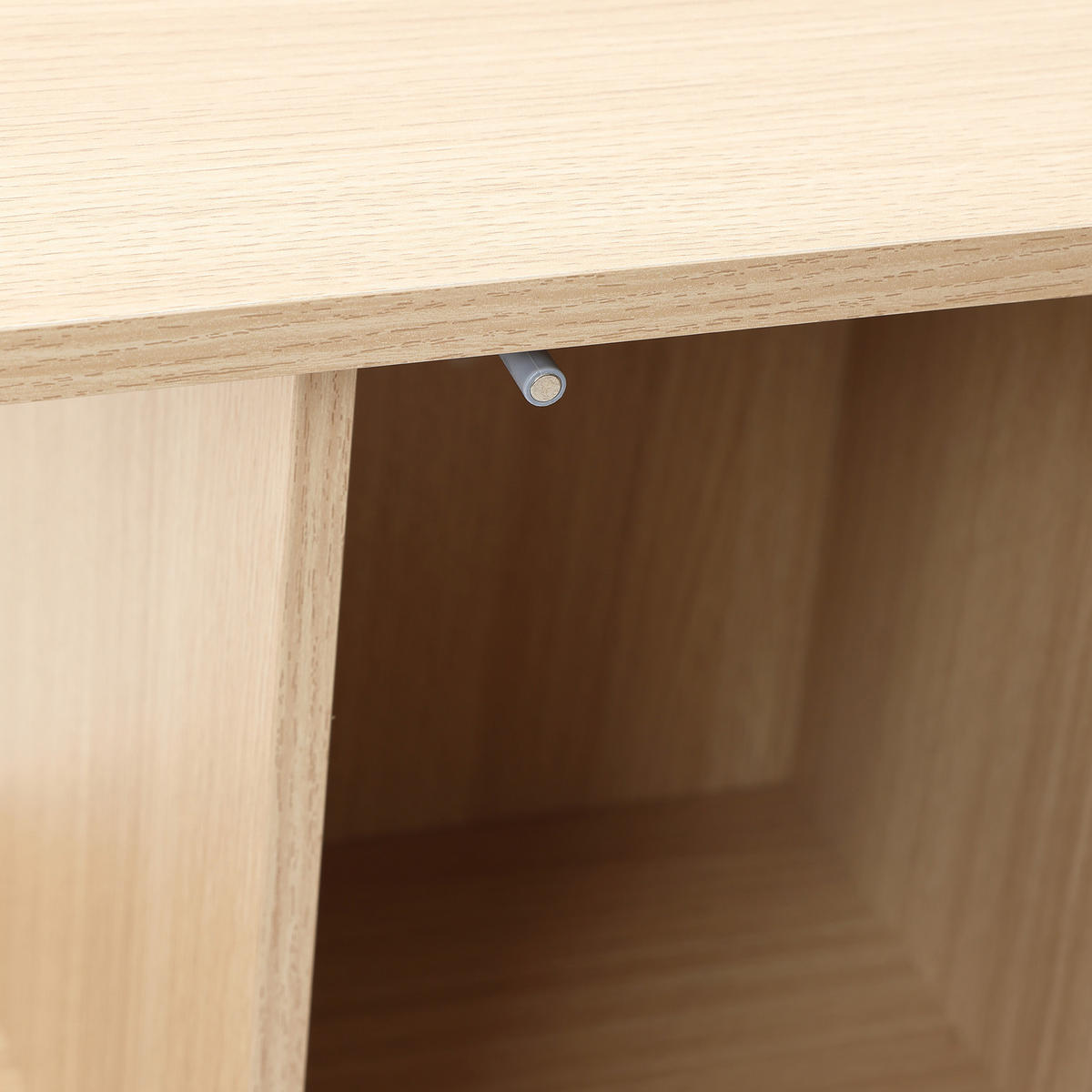 BÜCHERREGAL mit Stauraum und 2 Ablagen - Alteiche, Holz (35/77.5/60cm)