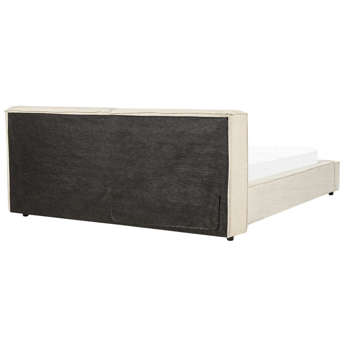 POLSTERBETT 180/200cm Beige Linards - Beige, Naturmaterialen/Textil (180/200cm) - Beliani