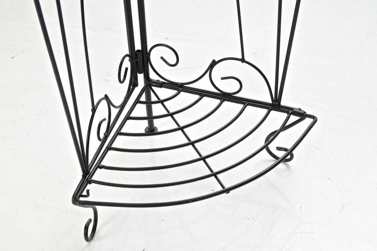 STANDREGAL Irmi schwarz - Schwarz, Metall (40/154/30cm) - TPFGarden