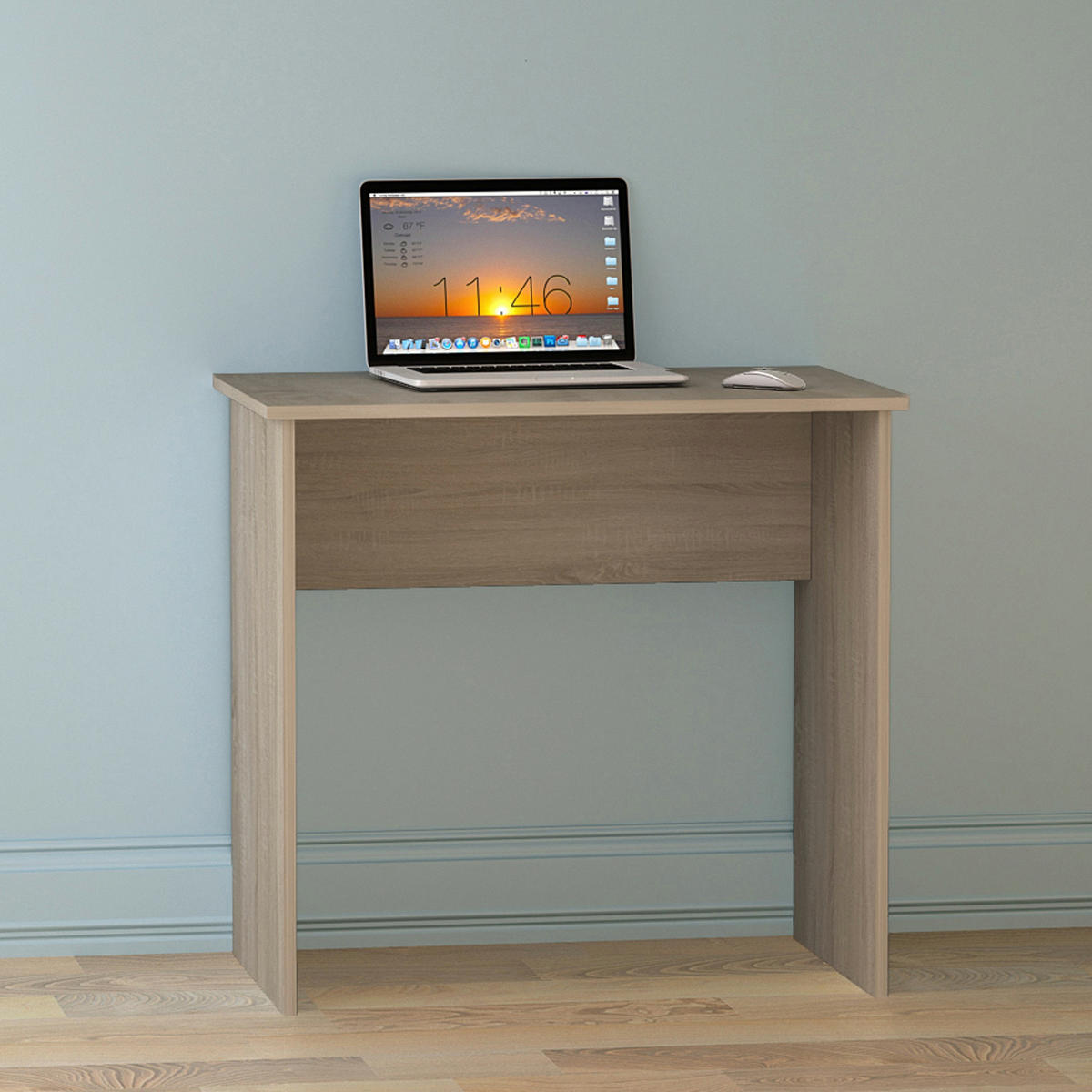 SCHREIBTISCH ULVIK BRK1 Eiche Sonoma - Sonoma Eiche, Holzwerkstoff/Kunststoff (50/80/75cm) - Komodee