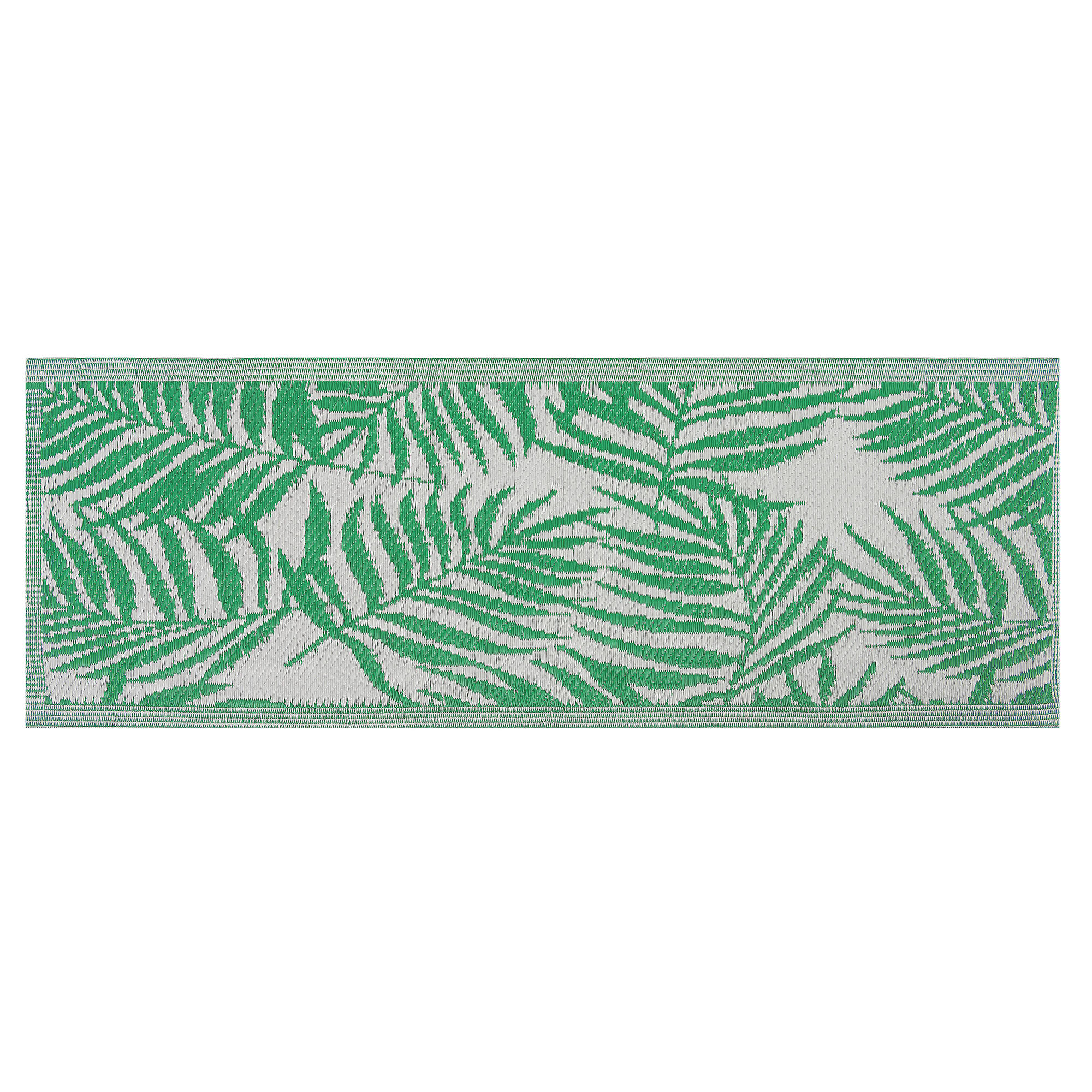 OUTDOOR-TEPPICH Kota 105/60 cm - Grün, Kunststoff (60/105cm) - Beliani